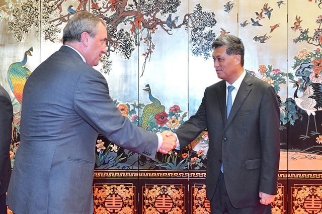 Governor Ma Xingrui met Mr. Carmine Di Sibio, global managing partner-client service of Ernst &amp; Young