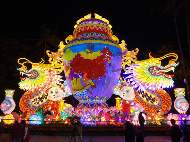 2018 Guangzhou Yuexiu Lantern Show to run until March