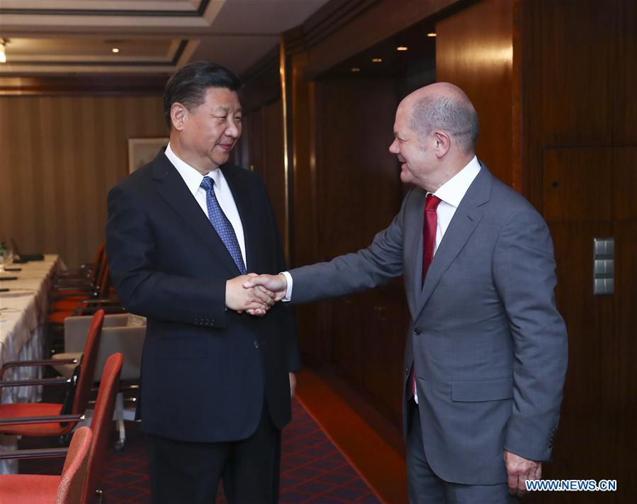 Xi says China welcomes Hamburg to participate in B&amp;R Initiative