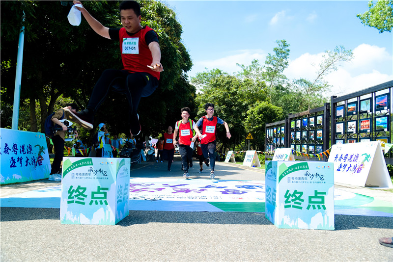 Nansha holds orienteering competition to tie Guangdong, Hong Kong, Macao youths