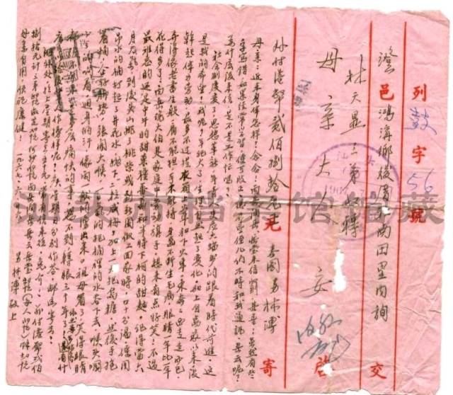 看百年侨批，诉母子情长