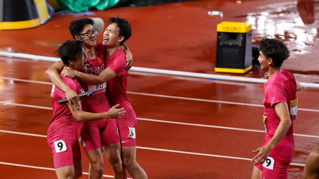 Chinese men's 4x400m team breaks national record at 2025 World Athletics Relays