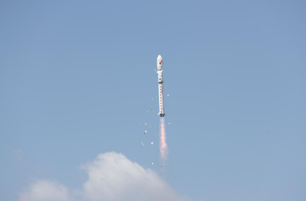 2023年7月23日10时50分
，我国在太原卫星发射中心使用长征二号丁运载火箭，研制已完</p><p style=