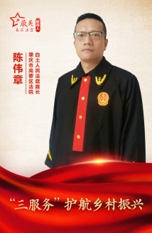 陈伟章:“三服务”护航乡村振兴 陈伟章:“三服务”护航乡村振兴