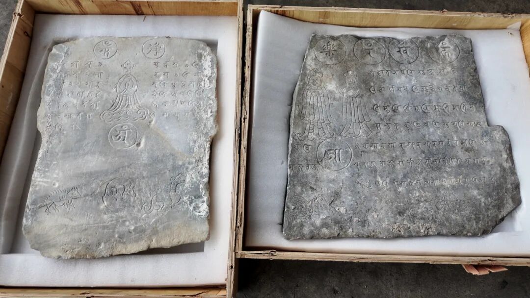 蛇口海关查获2块明代梵文石碑，提醒：文物出口