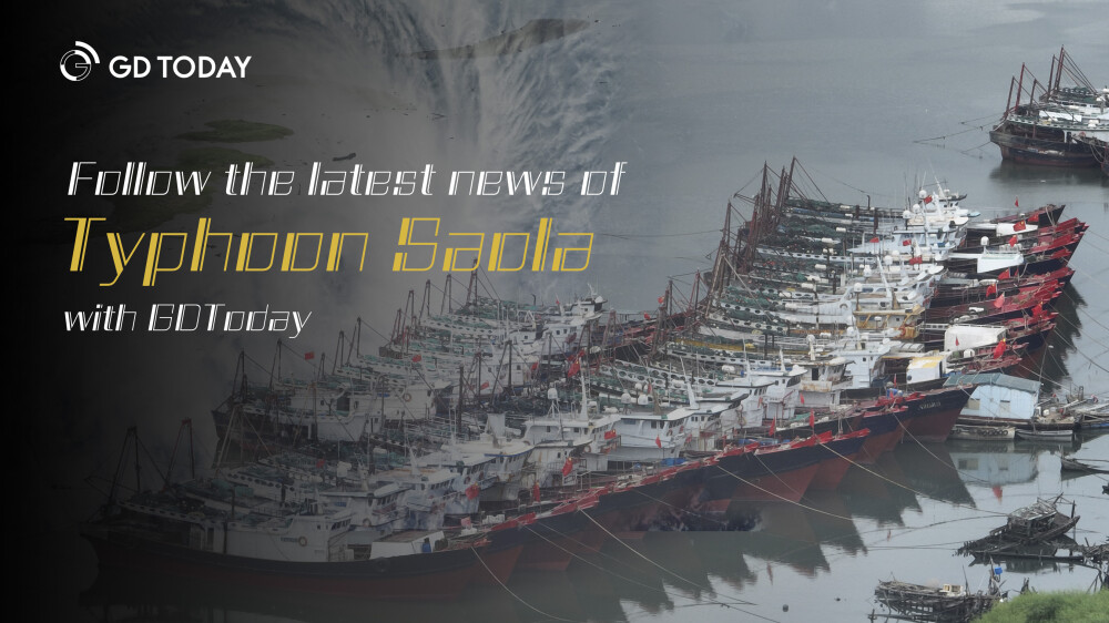 Follow the latest news of typhoon Saola with GDToday now!