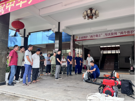 云城区安塘街道开展森林防灭火技能实战训练