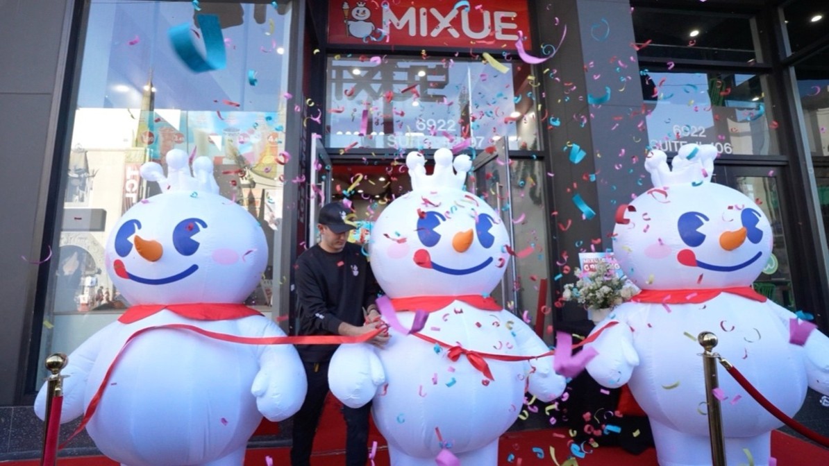 Mixue Group opens 1st US store in Hollywood
