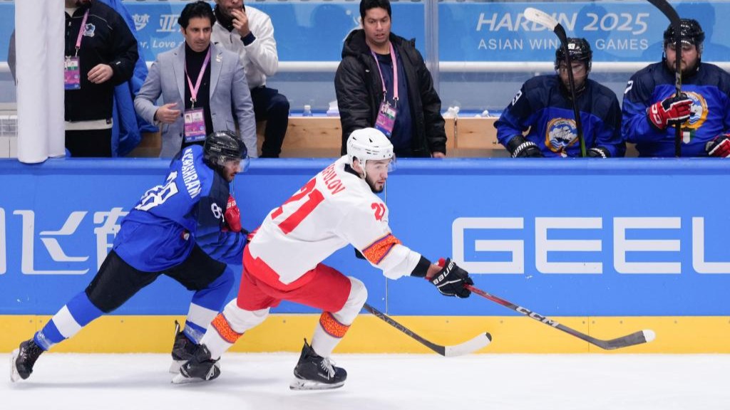 Kyrgyzstan lifts victory in ice hockey opening match at Harbin Asian Winter Games