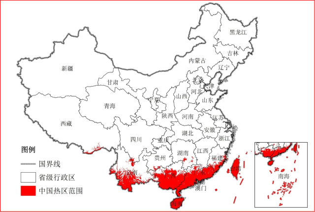中国热区范围