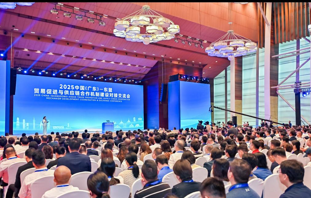 　　这是广东2025中国（广东）-东盟贸易促进与供应链合作机制建设对接交流会现场。新华社发（广东省贸促会供图）