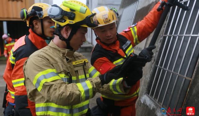 粤港澳消防员协力开展建筑物坍塌破拆救援演练