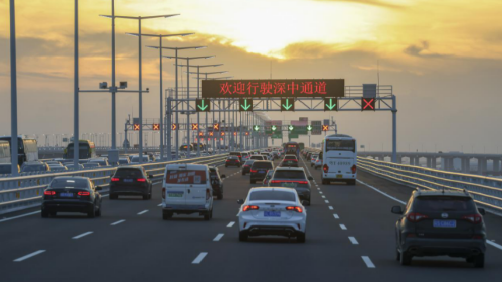 Shenzhen-Zhongshan Link sees over 2 mln vehicles
