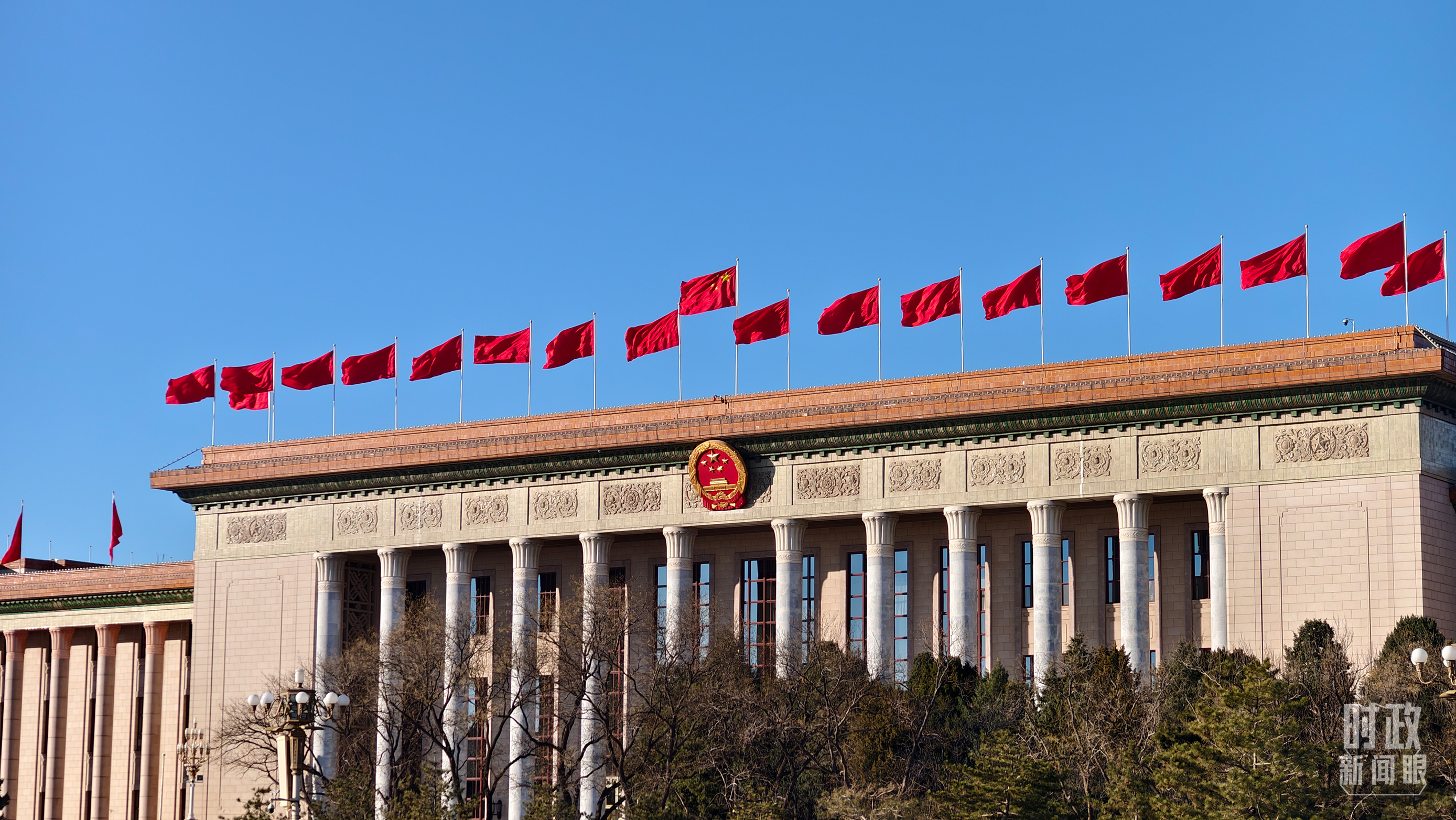 △12月4日的北京人民大会堂。（总台央视记者韩锐拍摄）