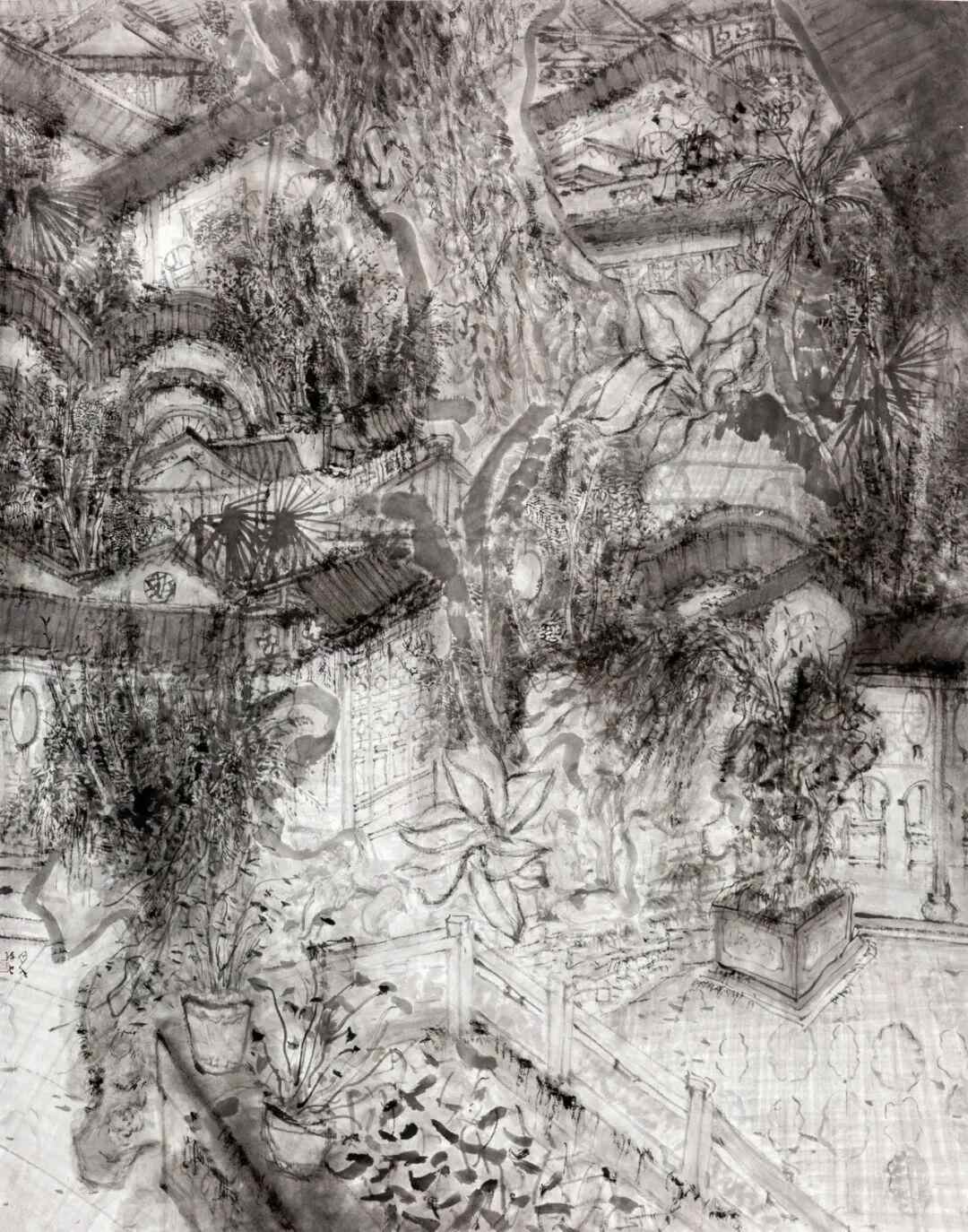 《写意岭南》陈云 200cmx160cm 中国画