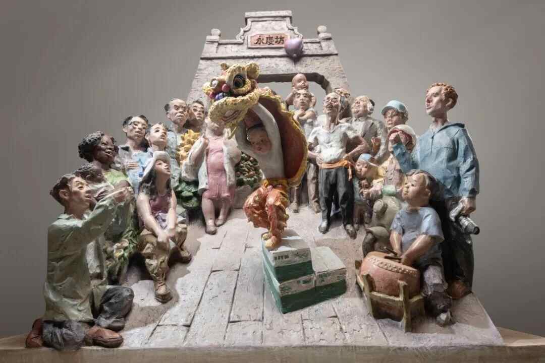 《永庆·传承》卢跃飞 125cm×50cm×117cm 雕塑