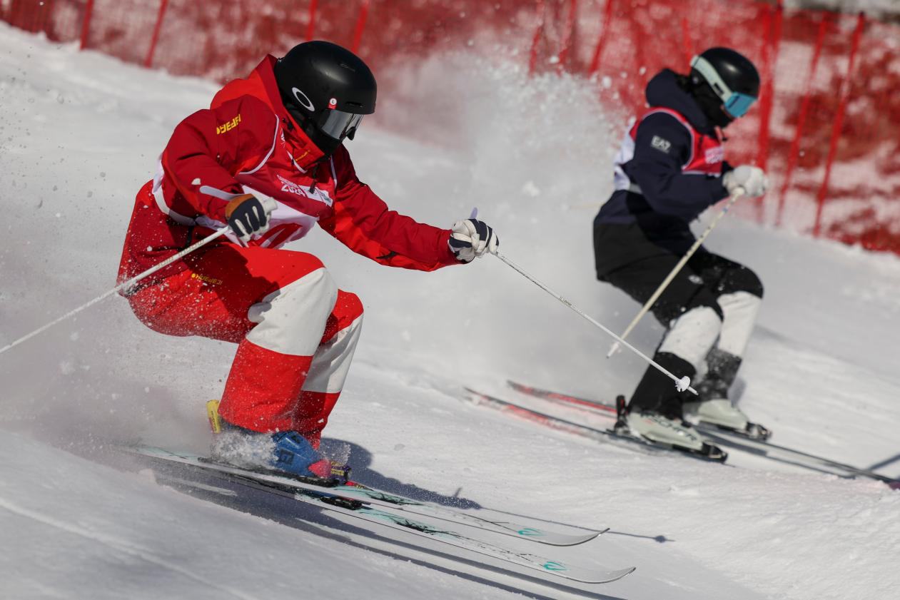 冬青奥会自由式滑雪雪上技巧南粤小将展风采