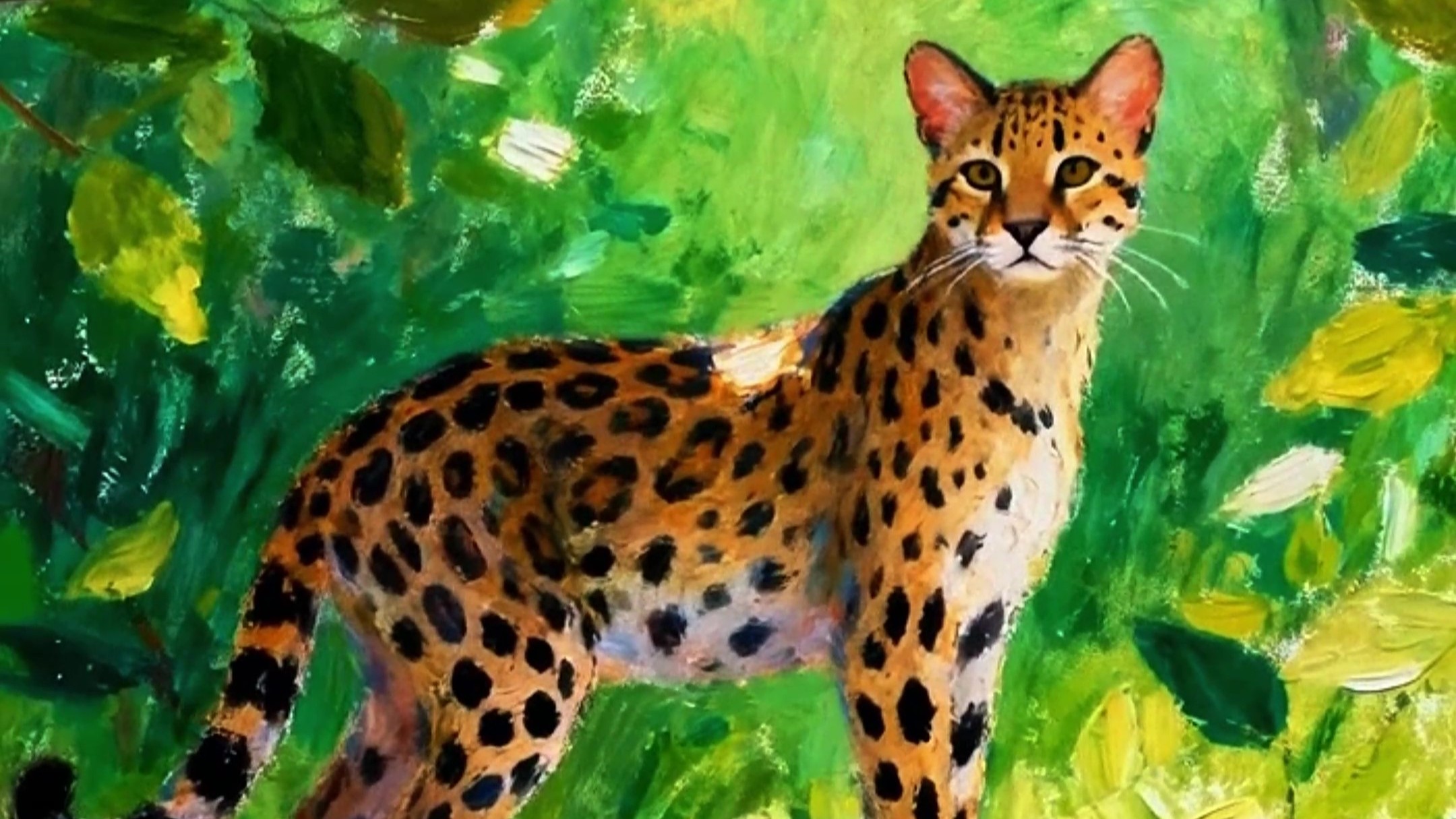 Leopard cat spotted in the Nanshan Provincial Nature Reserve in Shaoguan