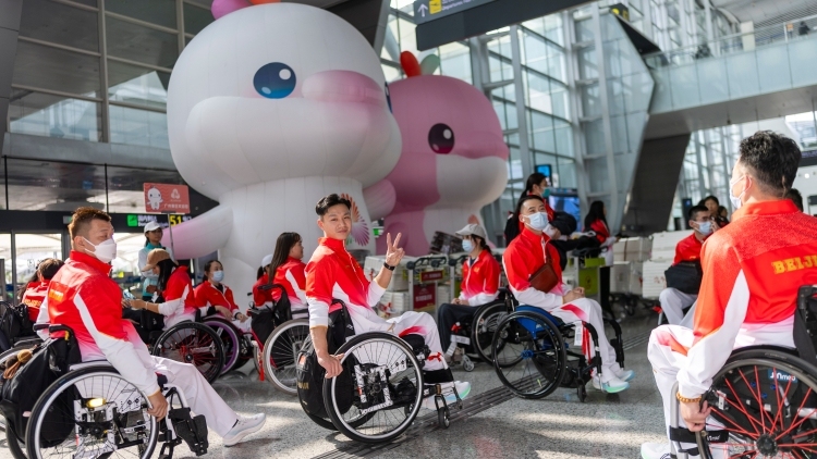 残特奥会开赛在即，全国运动员陆续抵穗