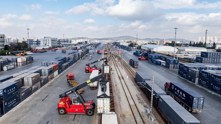 China-Laos Railway sees over 10 billion yuan in trade value in Jan.-May
