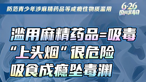 “6·26”特别策划 | 撕开新型毒品“伪装衣”！认清药物滥用“生死线”！