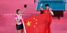 China harvests Olympic gold, silver in table tennis women's singles