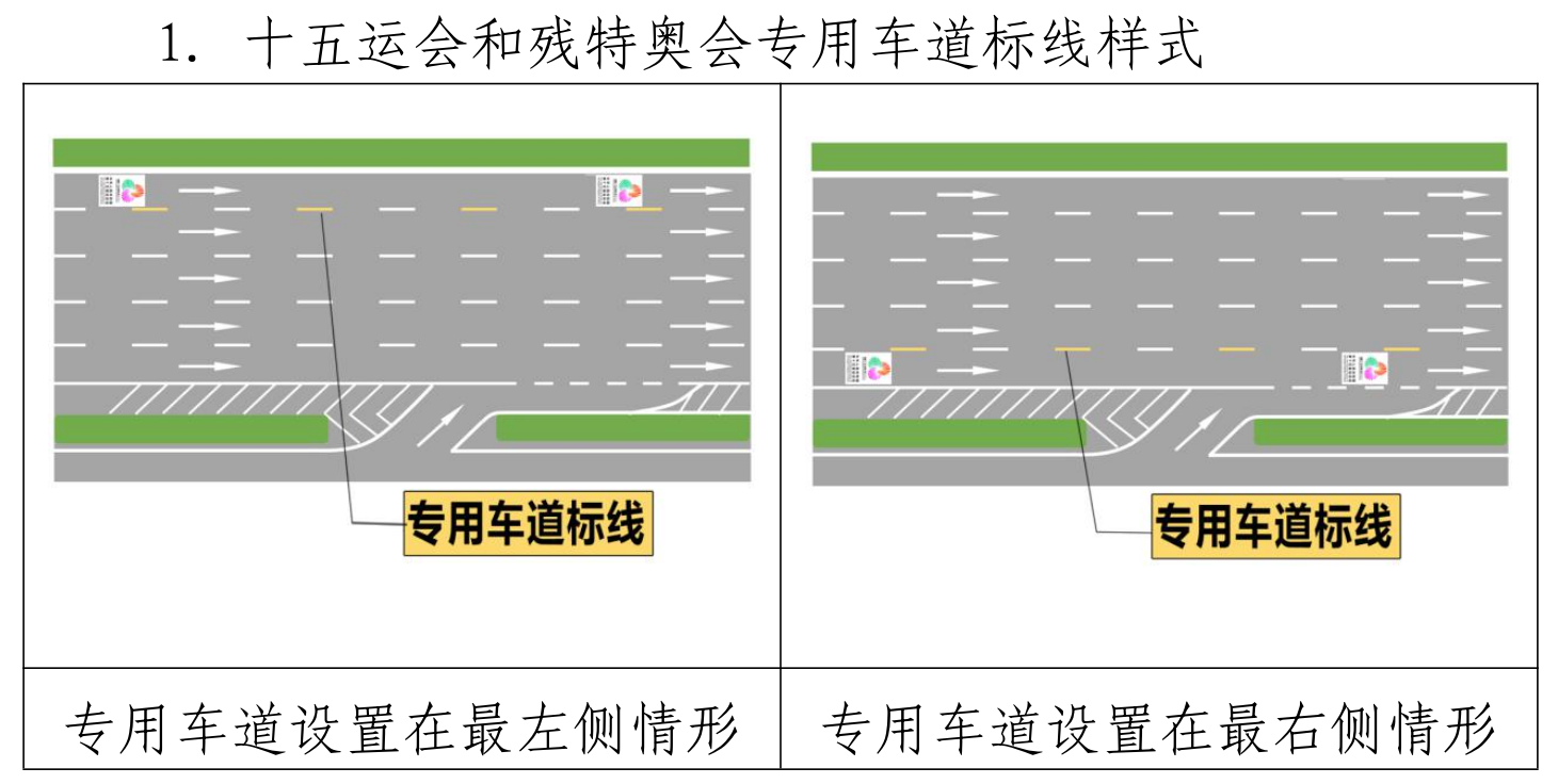 广州计划为第15场比赛和残奥会设置特殊车道