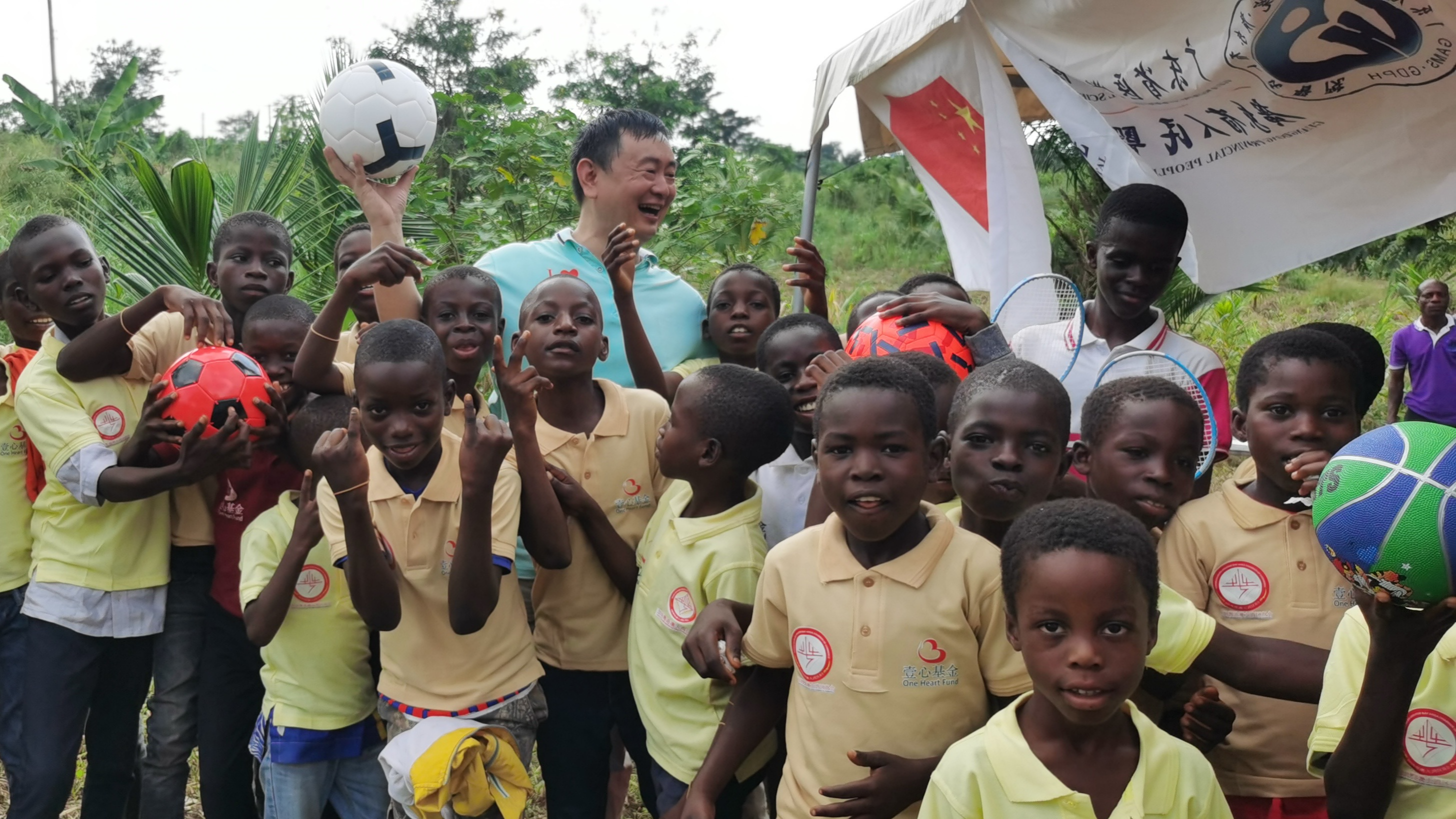 In Ghana for nearly a year, what has Guangdong medical team done?