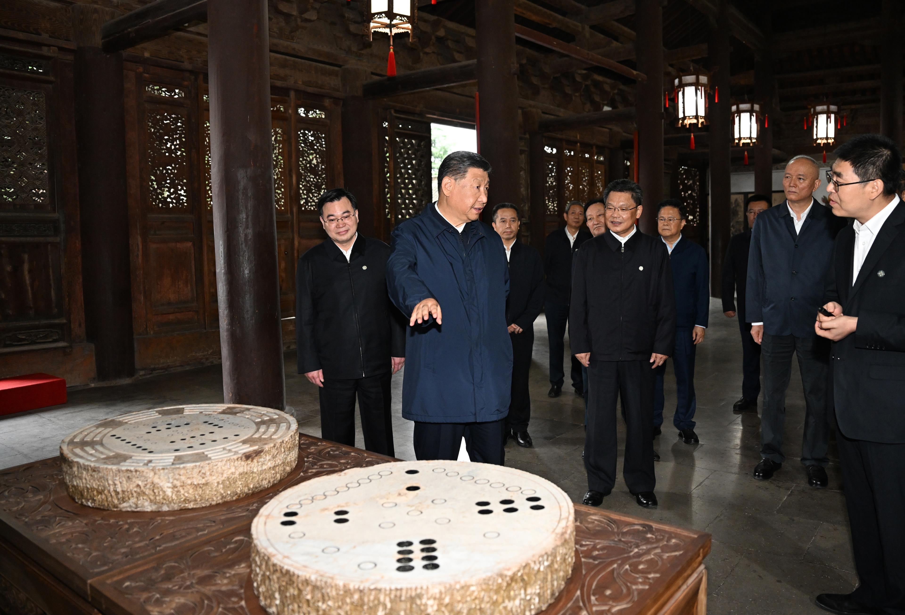 △2024年9月10日，习近平总书记在甘肃天水考察了全国重点文物保护单位伏羲庙。