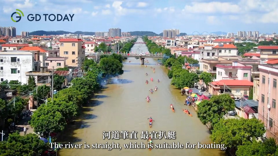 The Xinchong River nourishes Guangming, canoe sport gathers nostalgia