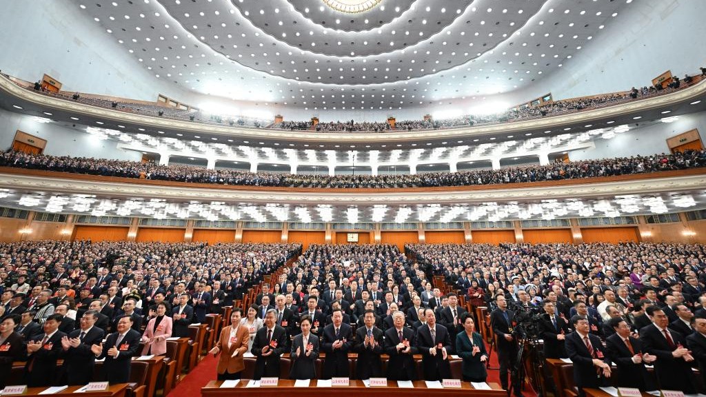 Début de la session annuelle de l'organe législatif national de la Chine