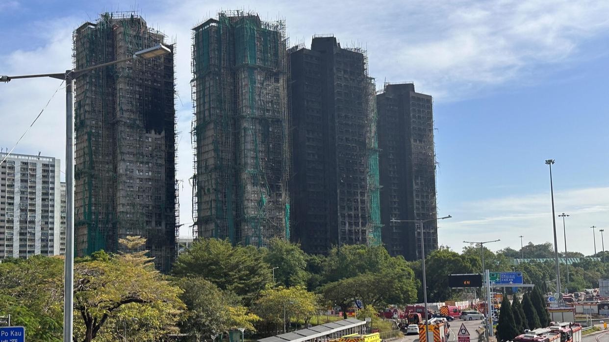 香港特区政府：将全力支援受灾居民 全速进行调查工作