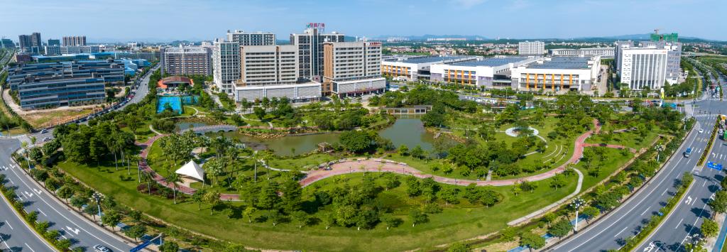 广清产业园鸟瞰图。（受访者供图）