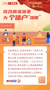 综合精准施策 为个体户“撑腰” 综合精准施策 为个体户“撑腰”