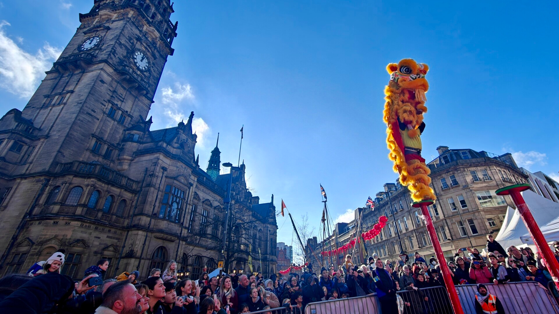 ​Foshan lion dance shines on British stage