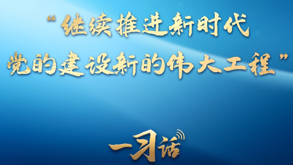 一习话·追光的你丨“继续推进新时代党的建设新的伟大工程”