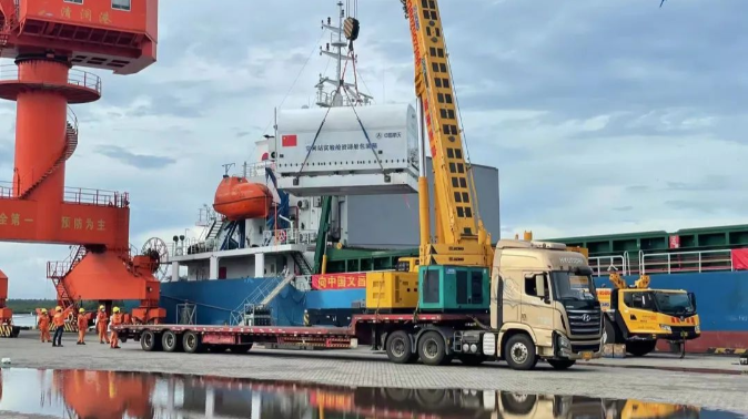 梦天实验舱运抵文昌航天发射场