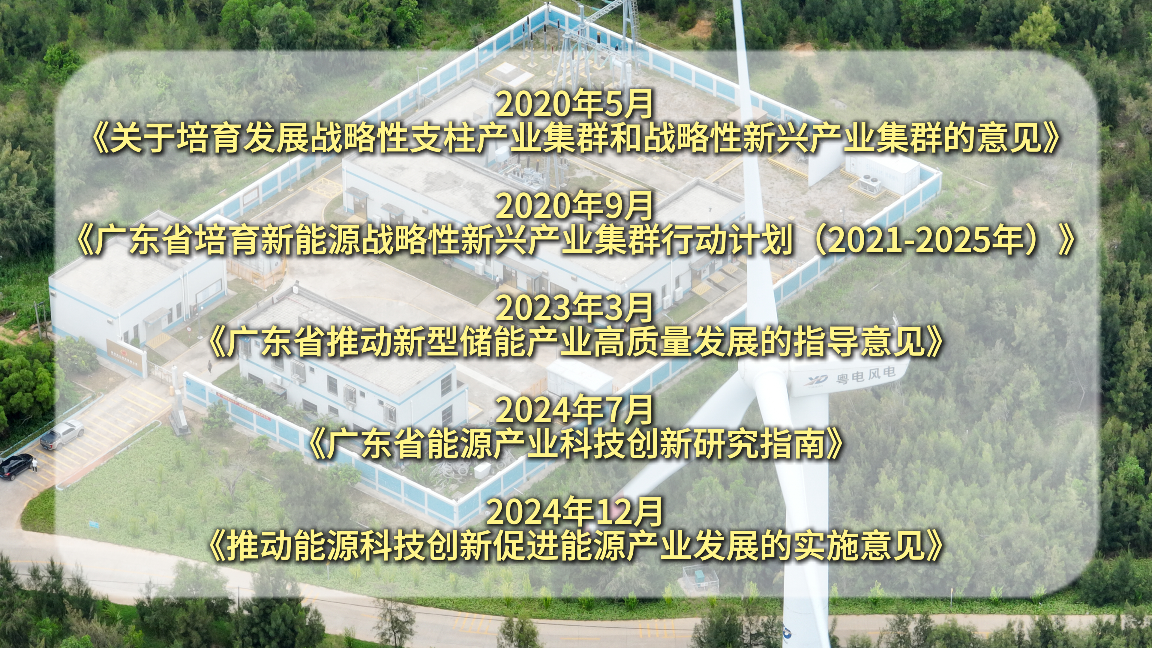 近年来，广东密集推出相关政策，鼓励能源科技创新。