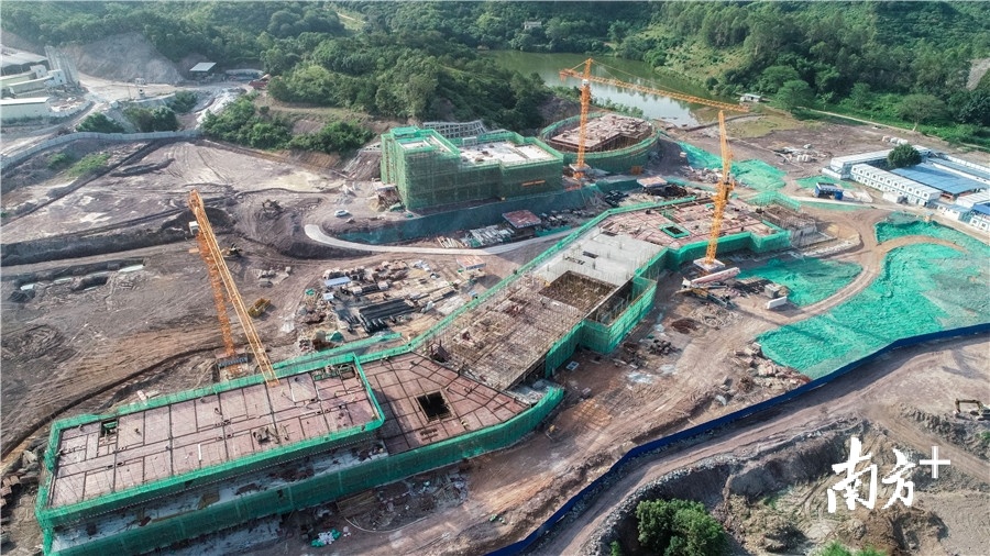 中科院惠州两大科学装置总部区正在加快建设。