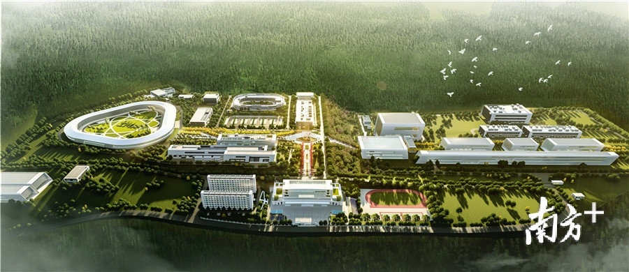 中科院惠州两大科学装置规划效果图。