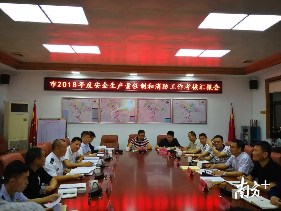 海丰迎接2018年度安全生产和消防工作现场考核。
