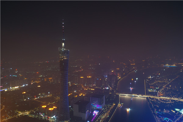 广州塔与世界同步为地球熄灯1小时你加入了吗