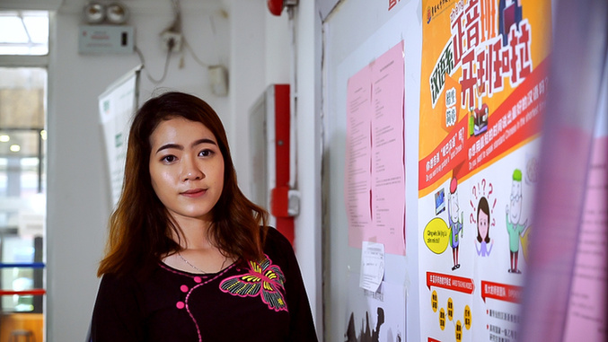 苏雪蓉在暨南大学攻读汉语国际教育专业研究生。