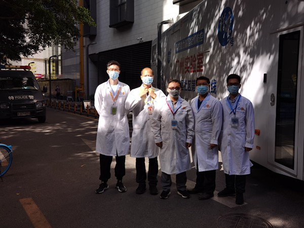 “猎鹰号”移动核酸检测车布局