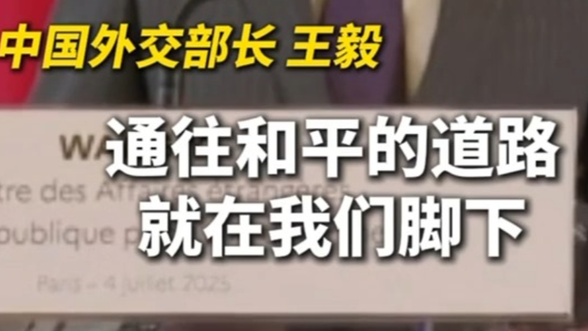 王毅批美强权逻辑：轰炸伊核设施开创恶劣先例
