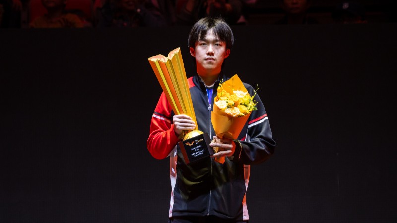 王楚钦完胜小勒布伦！WTT中国大满贯勇夺三冠