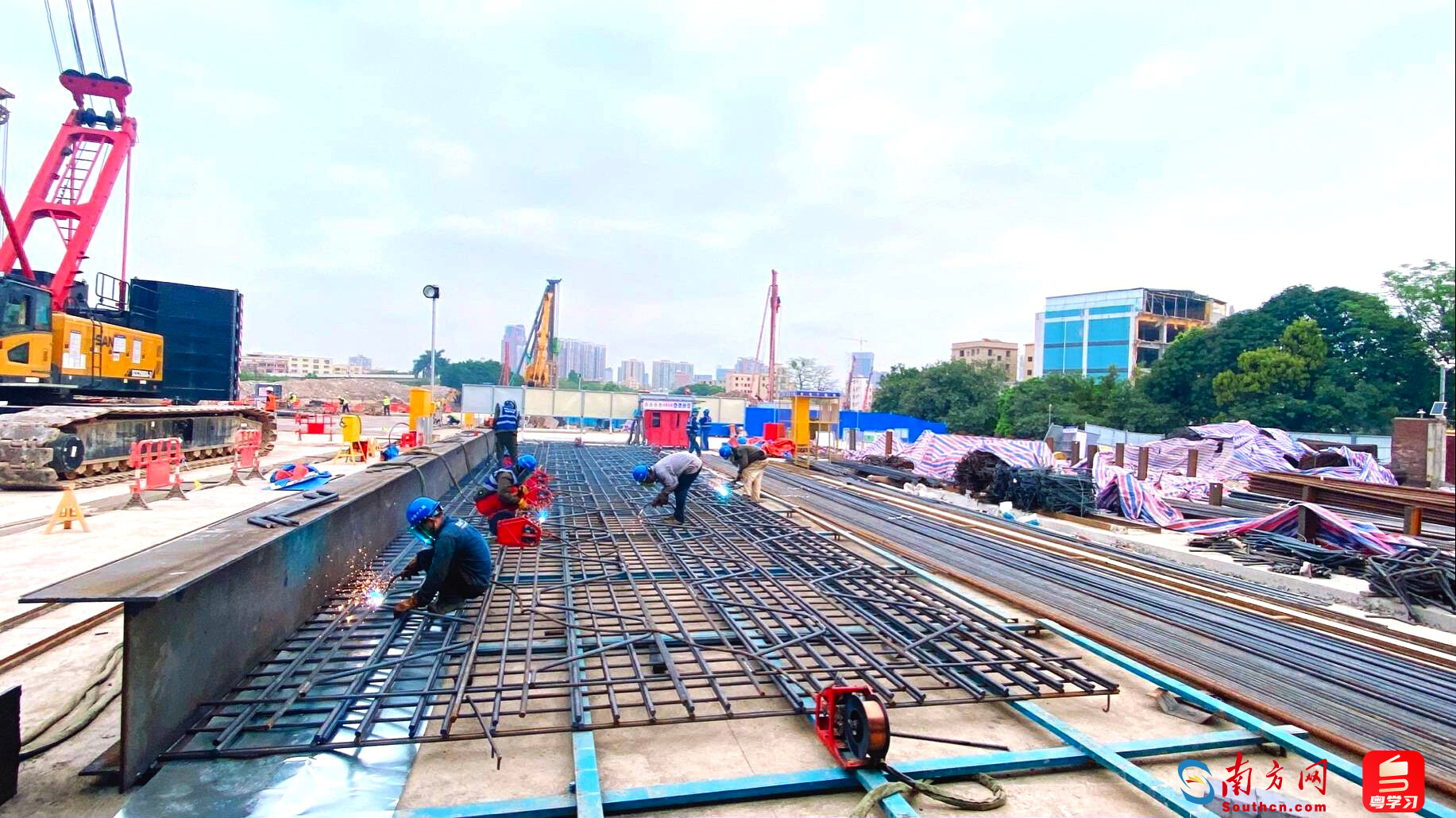 广南联络线西塱隧道进口施工取得新进展
