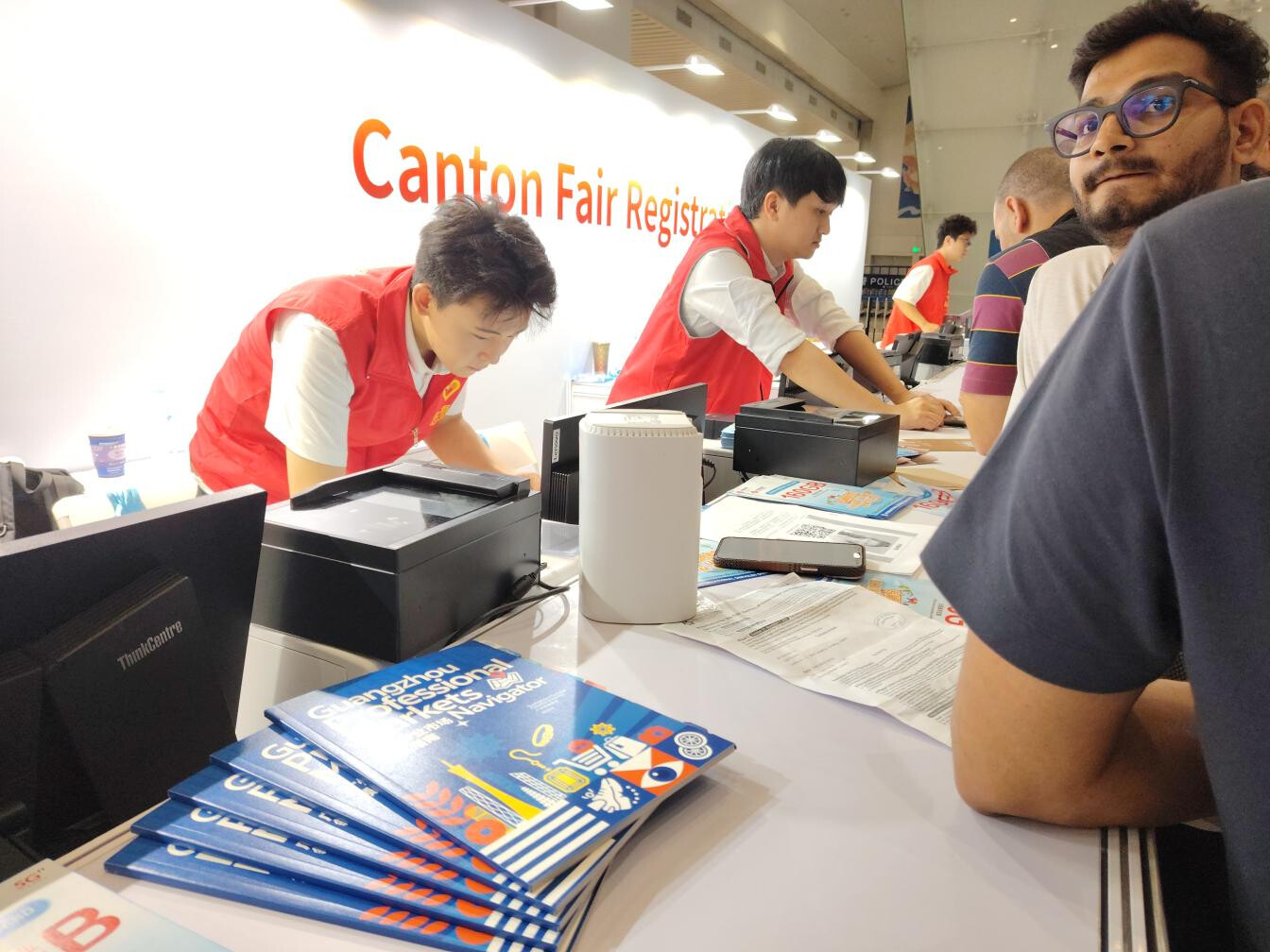 广州的专业批发市场与广交会联动拓商机。通讯员供图