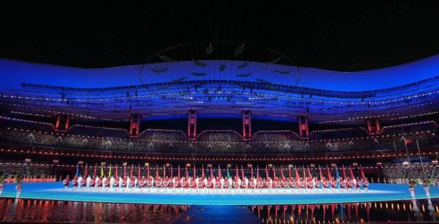 这是开幕式现场。新华社记者 杜宇 摄