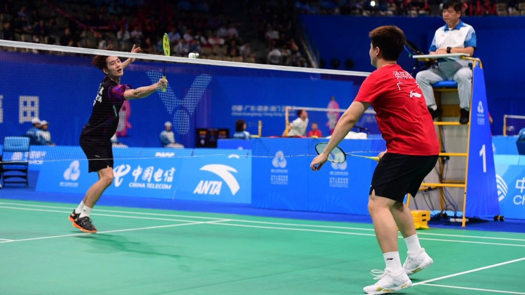 Guangdong men's badminton stops short of final of China's National Games